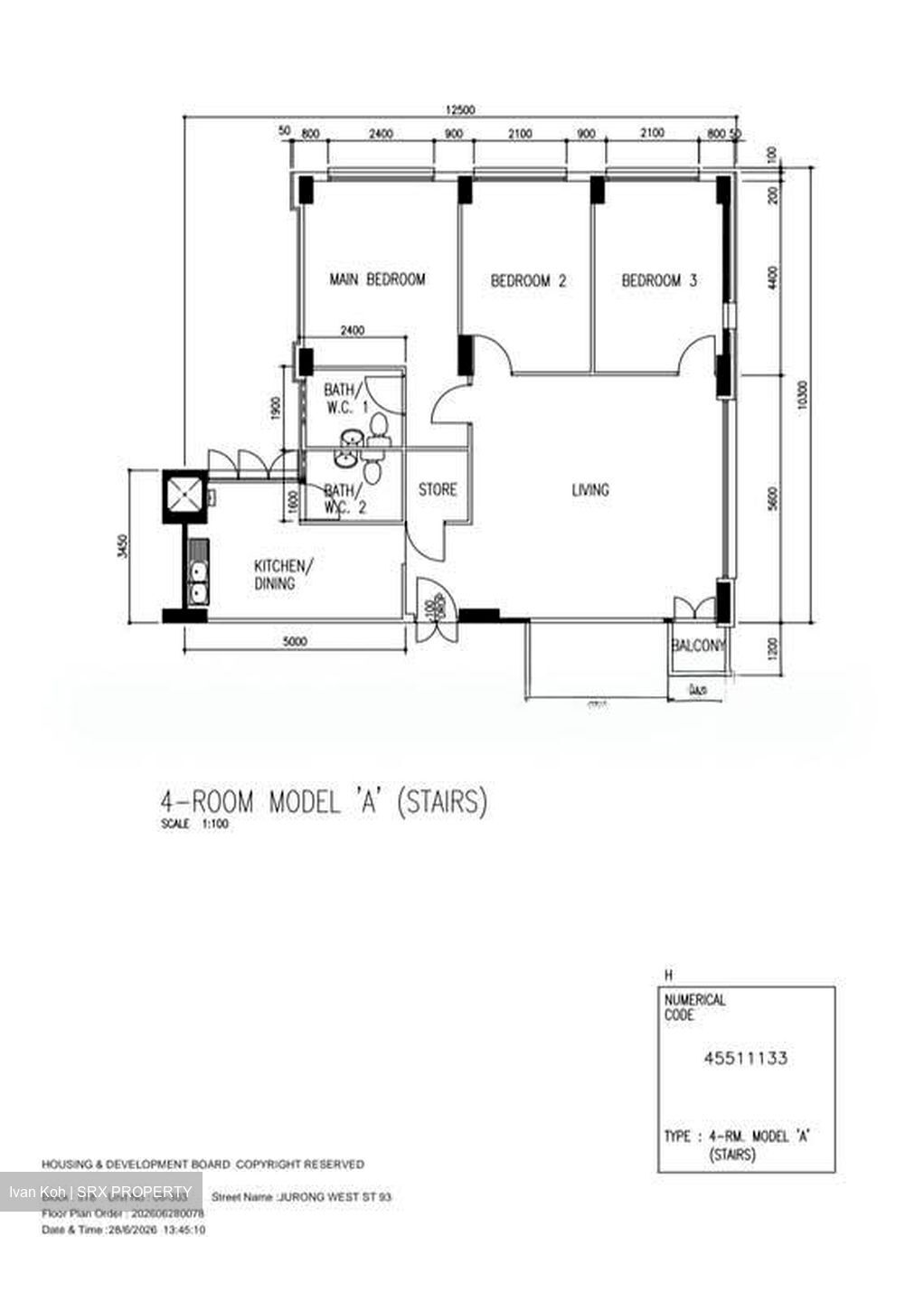 Blk 978 Jurong West Street 93 (Jurong West), HDB 4 Rooms #575866811